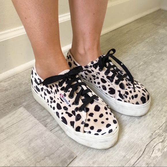 superga dalmatian platform
